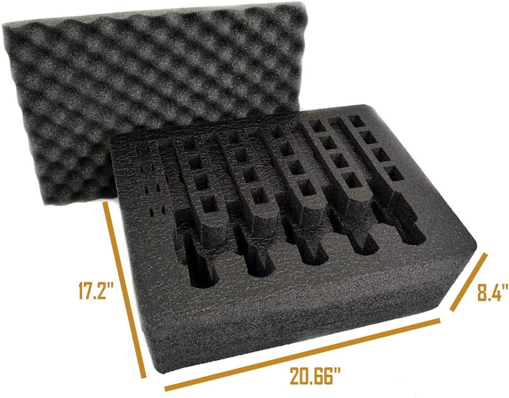 24 Magazine Foam Insert for Pelican 1550 Case 2 Piece Set K27258