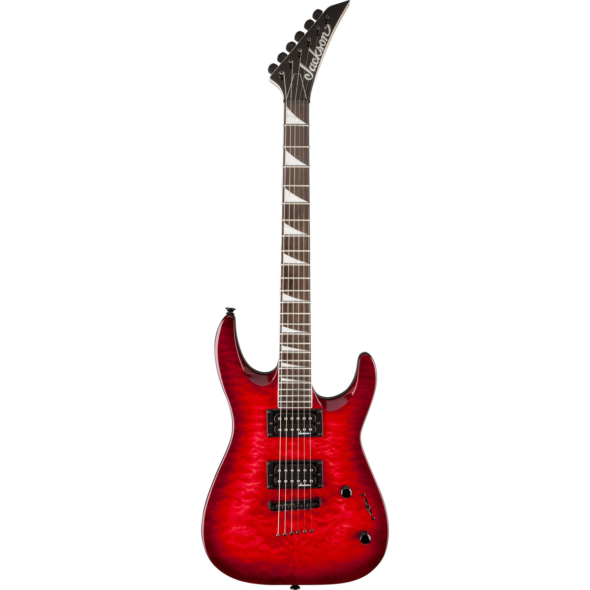 Transparent Red Arch Top Electric Guitar G24072