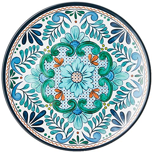 12 Piece Multicolored Melamine Dinnerware Set C24620