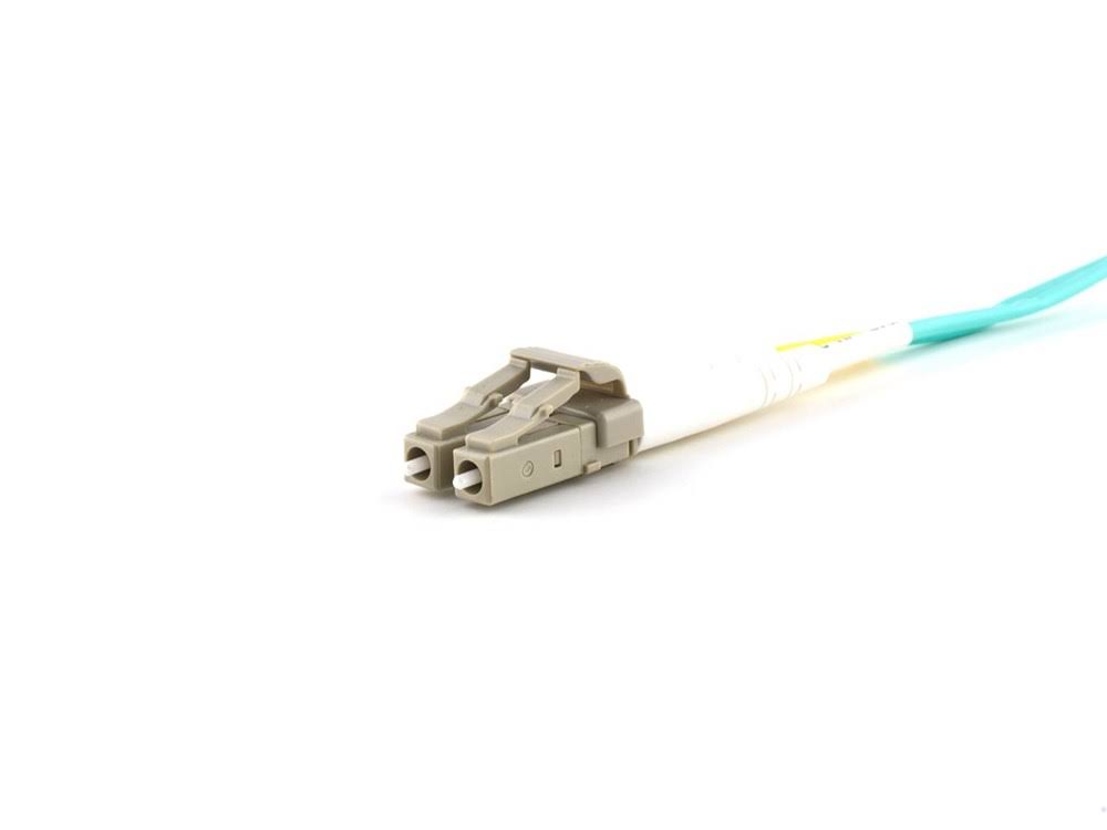 50m Multimode Duplex Fiber Optic Patch Cable OM3 Aqua V74608