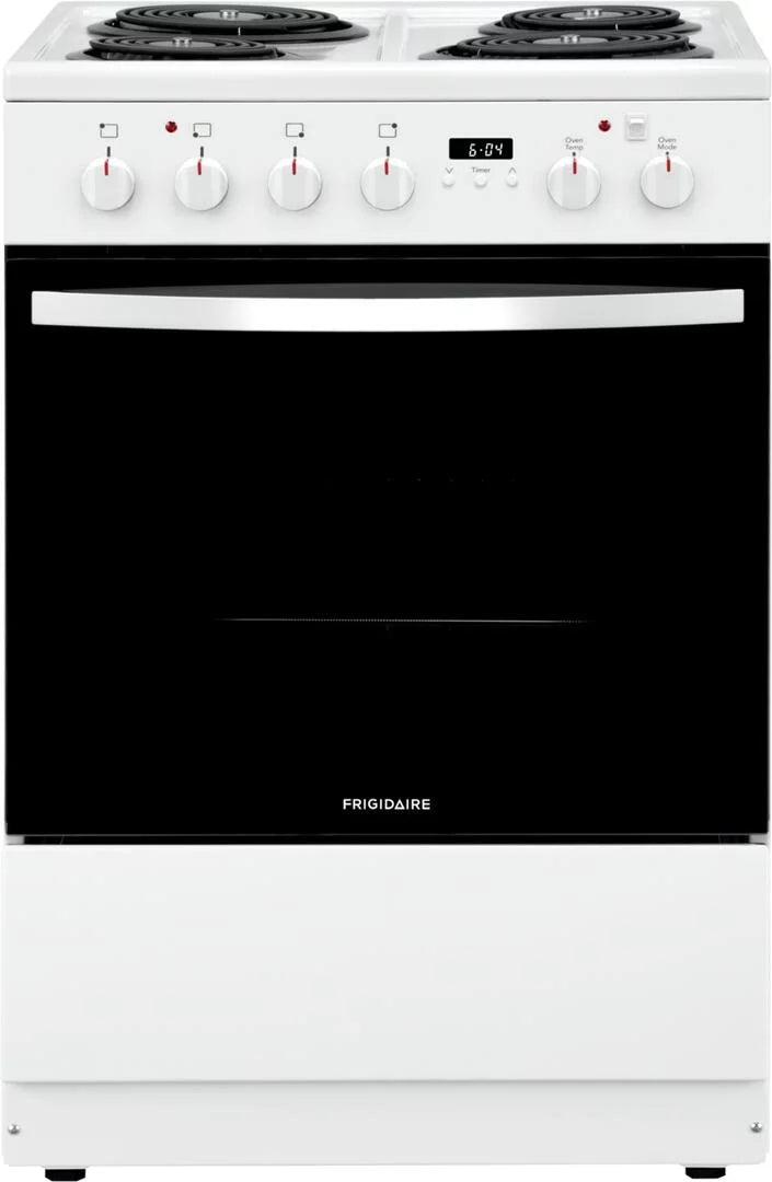 24" Freestanding Coil Electric Range Stainless Steel V238