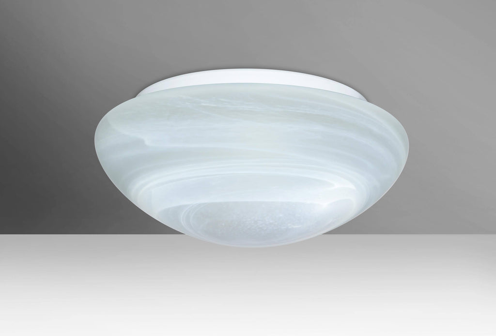 Two Light Flush Mount Marble J4684