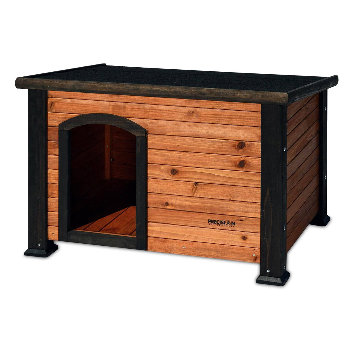 Natural Log Cabin Dog House D6677