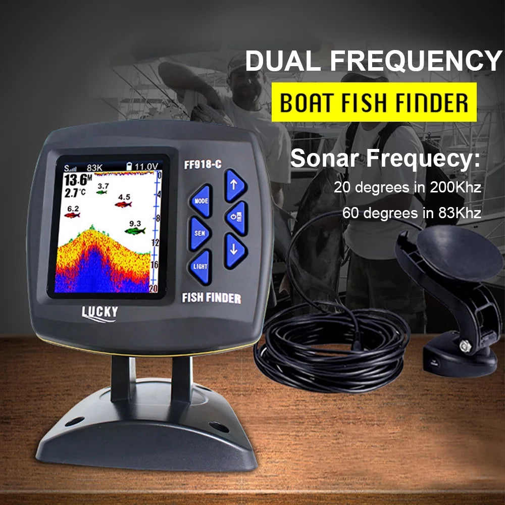 Wired Dual Frequency Fish Finder K58837