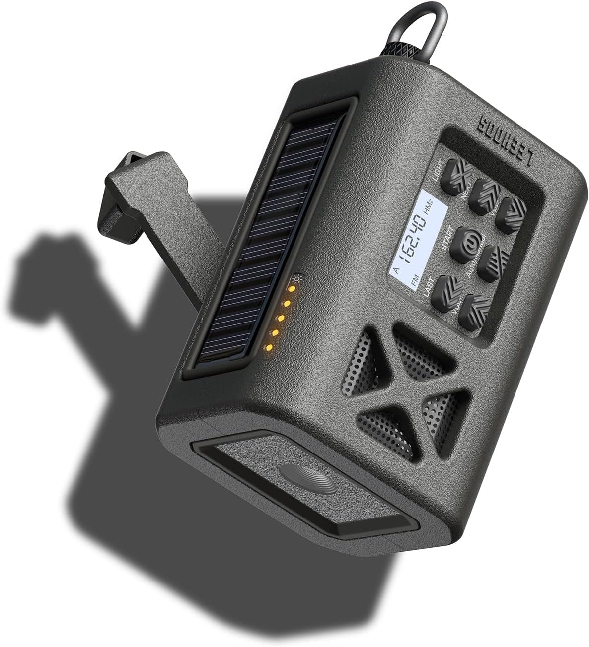 Portable AM FM Weather Alert Radio with Crank, Flashlight, Power Bank L38644