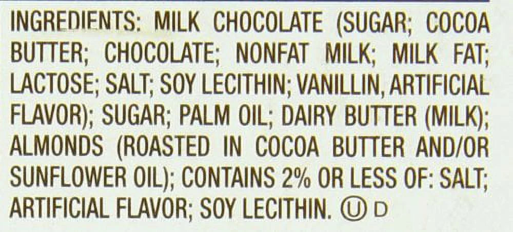 English Toffee Bars 2.8-Ounce Pack of 18 M8169