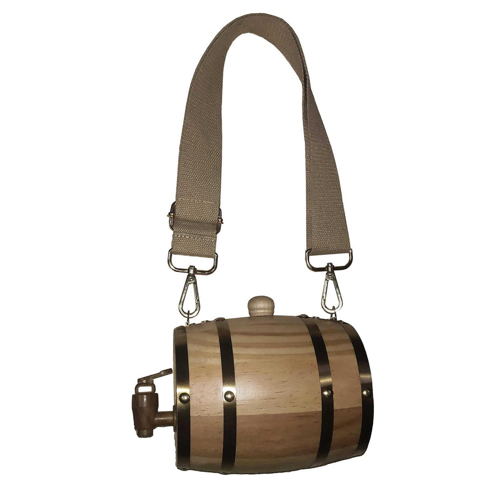 Saint Bernard Barrel Collar 1/2 Liter Size Keg with Adjustable Hoops S222