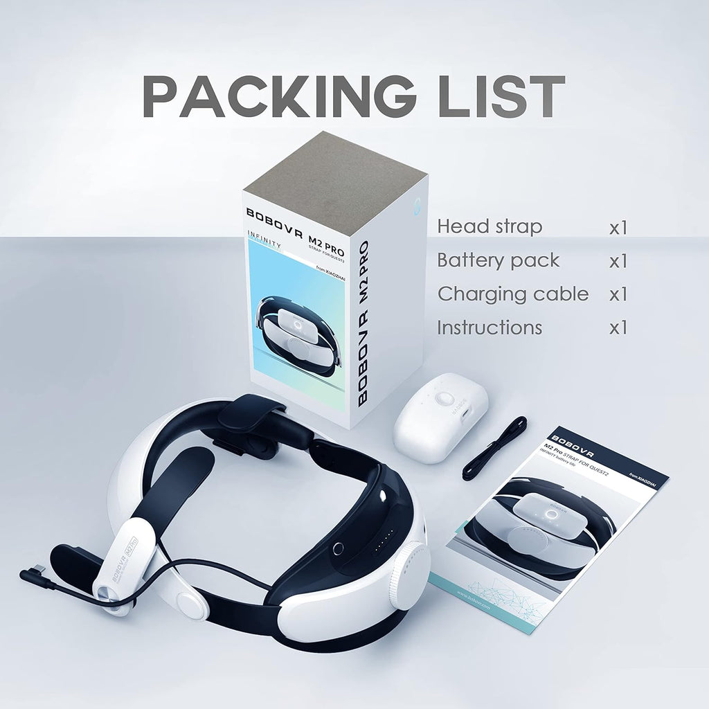 M2 Pro Battery Pack Head Strap with Magnetic Connection, 5200mah Replaceable Power Bank Accessories Pack of 2 P986633
