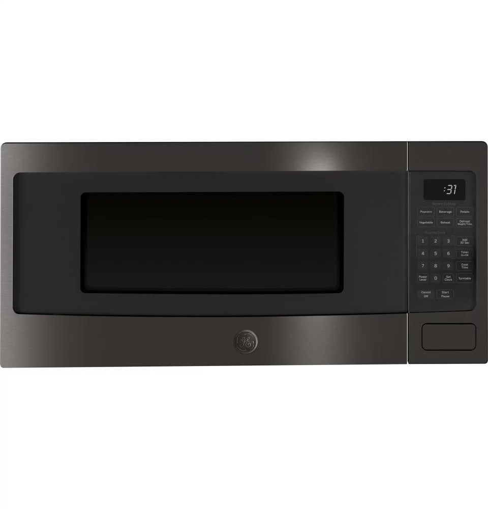24 Inch 1.1 cu. ft. Capacity Countertop Microwave Black Stainless Steel T2089