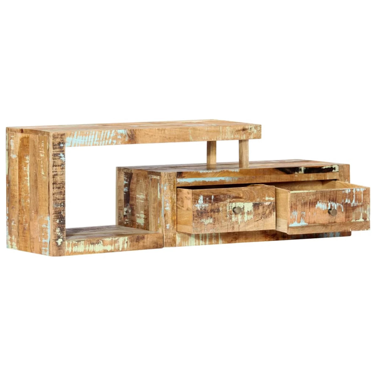Reclaimed Wood TV Cabinet with Storage Drawers H666298