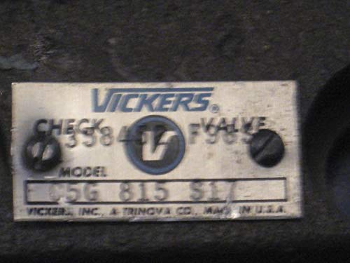 Hydraulic Check Valve T98216