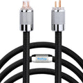 12AWG Power Cord Carbon Fibre Red Pure Copper Plug IEC320-C15 T4472