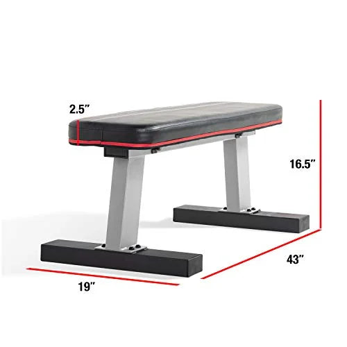 Gray Finish Heavy Duty Flat Bench B95819