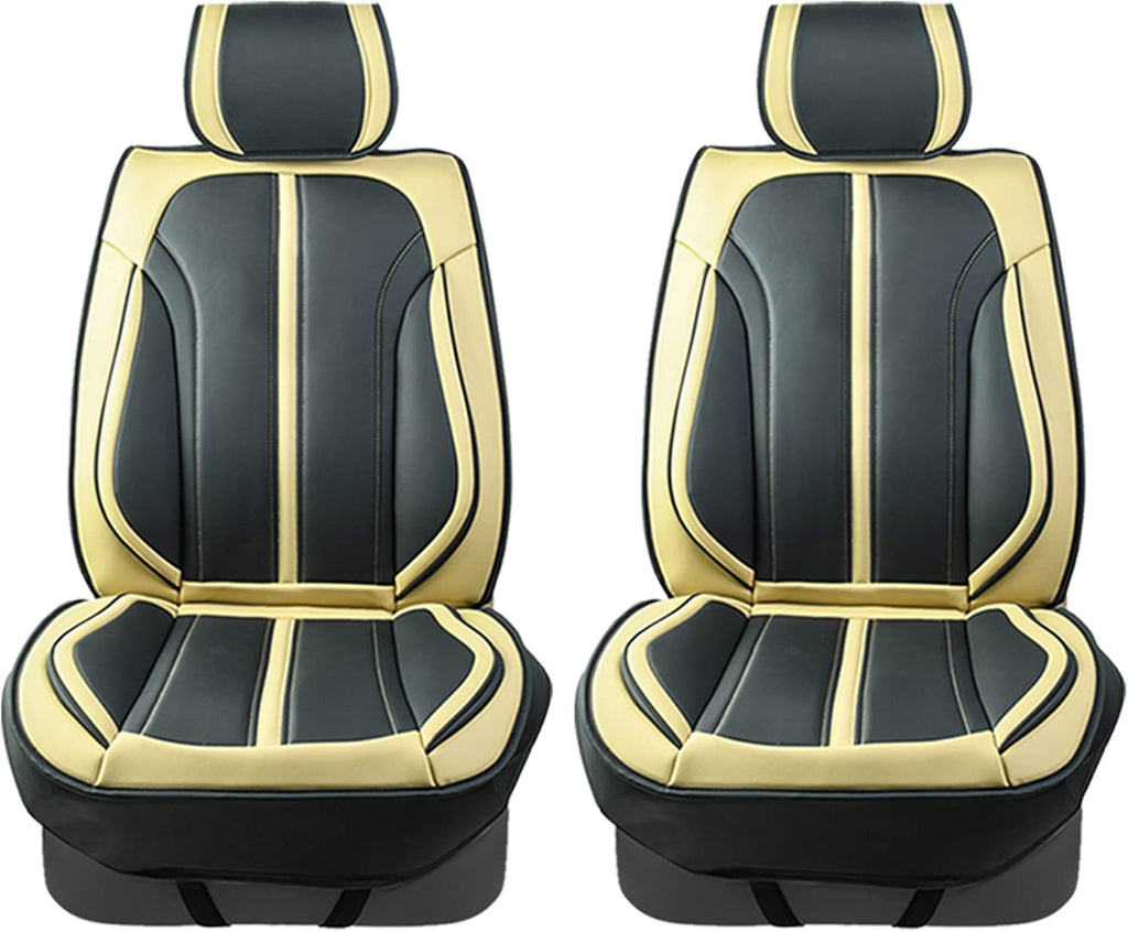 Black Leather Car Seat Covers E591048