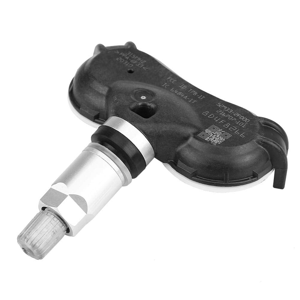 4pcs Car TPMS Tire Pressure Sensor Black Silver V466333