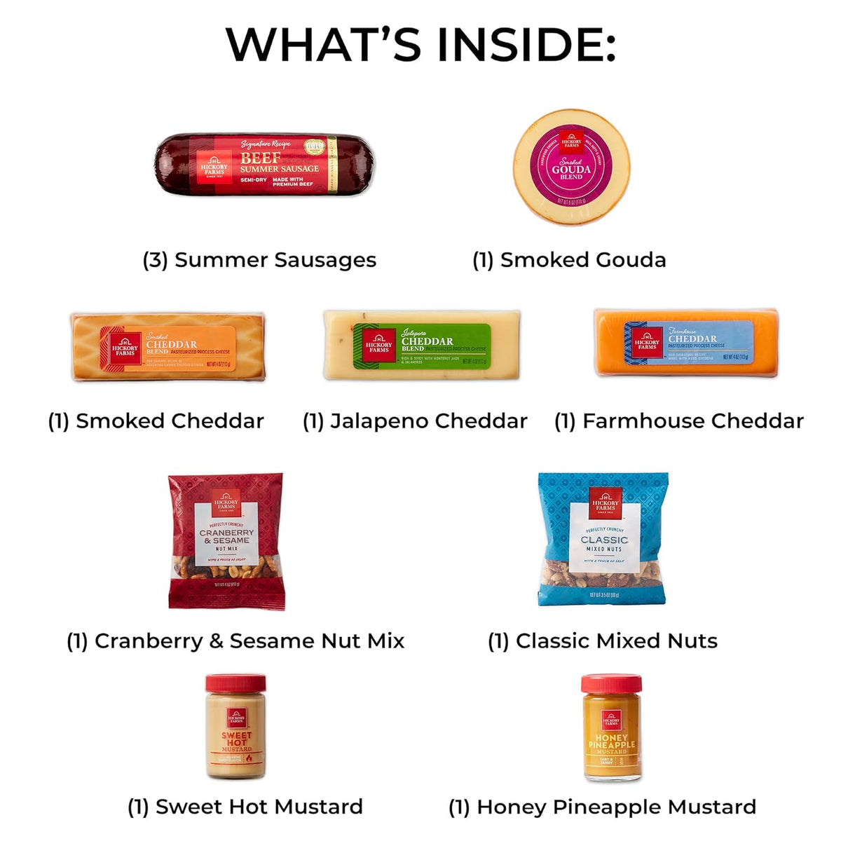 Beef Summer Sausage & Cheese Large Gift Box Q606358