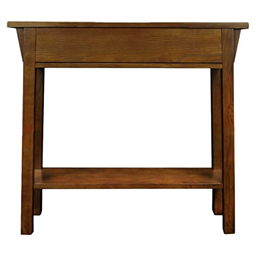 Medium Oak Solid Wood Console Table R9382