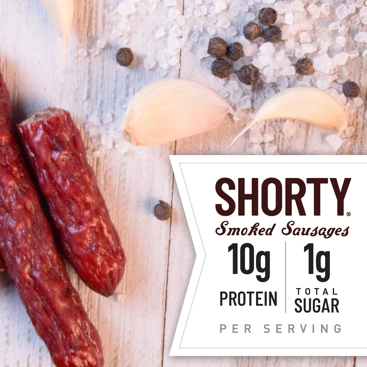 Smoked Shorty Sausages, 12 Ct T6196