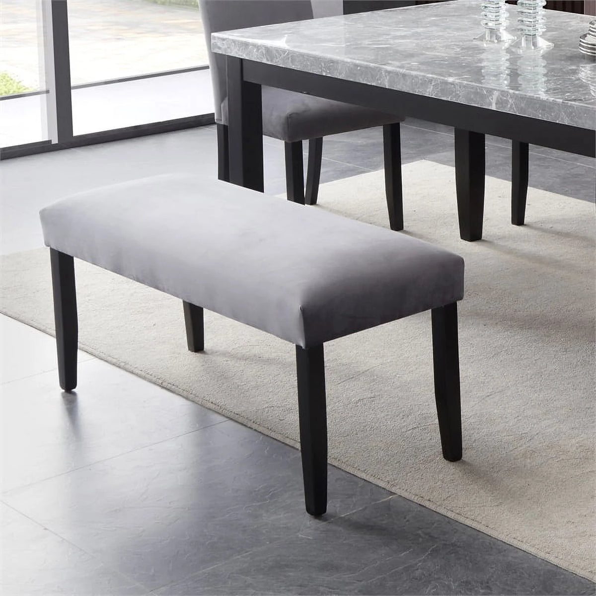 64" Marble Top 6-piece Dining Set C247