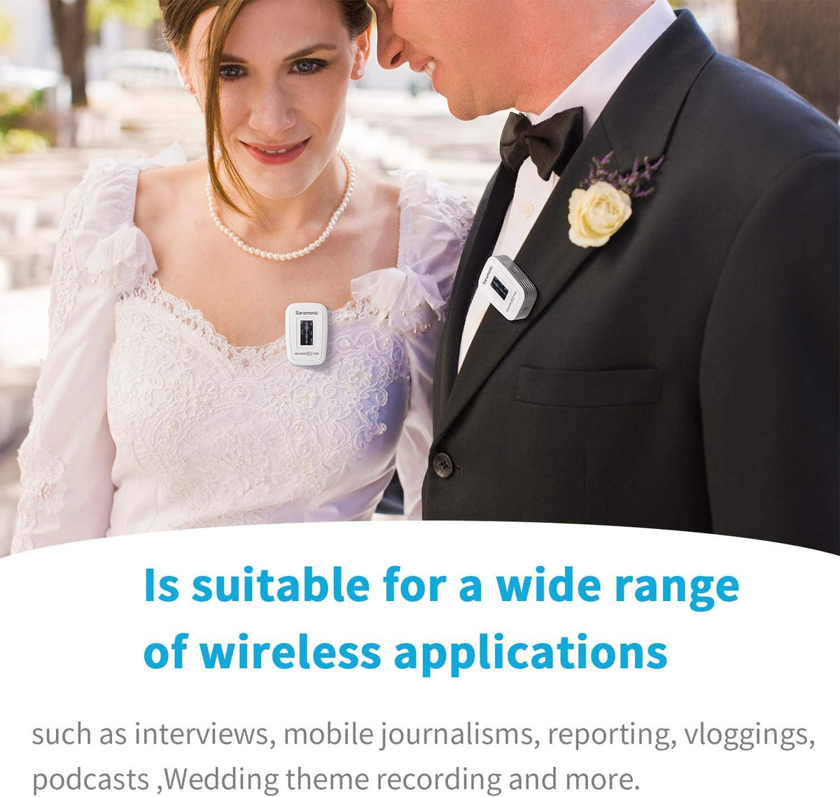 Wireless Lavalier Microphone with Charging Case I577