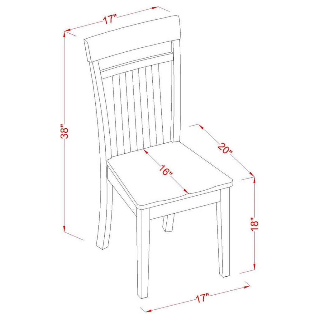7 Pc Dinette Set with Table and 6 Chairs F950875