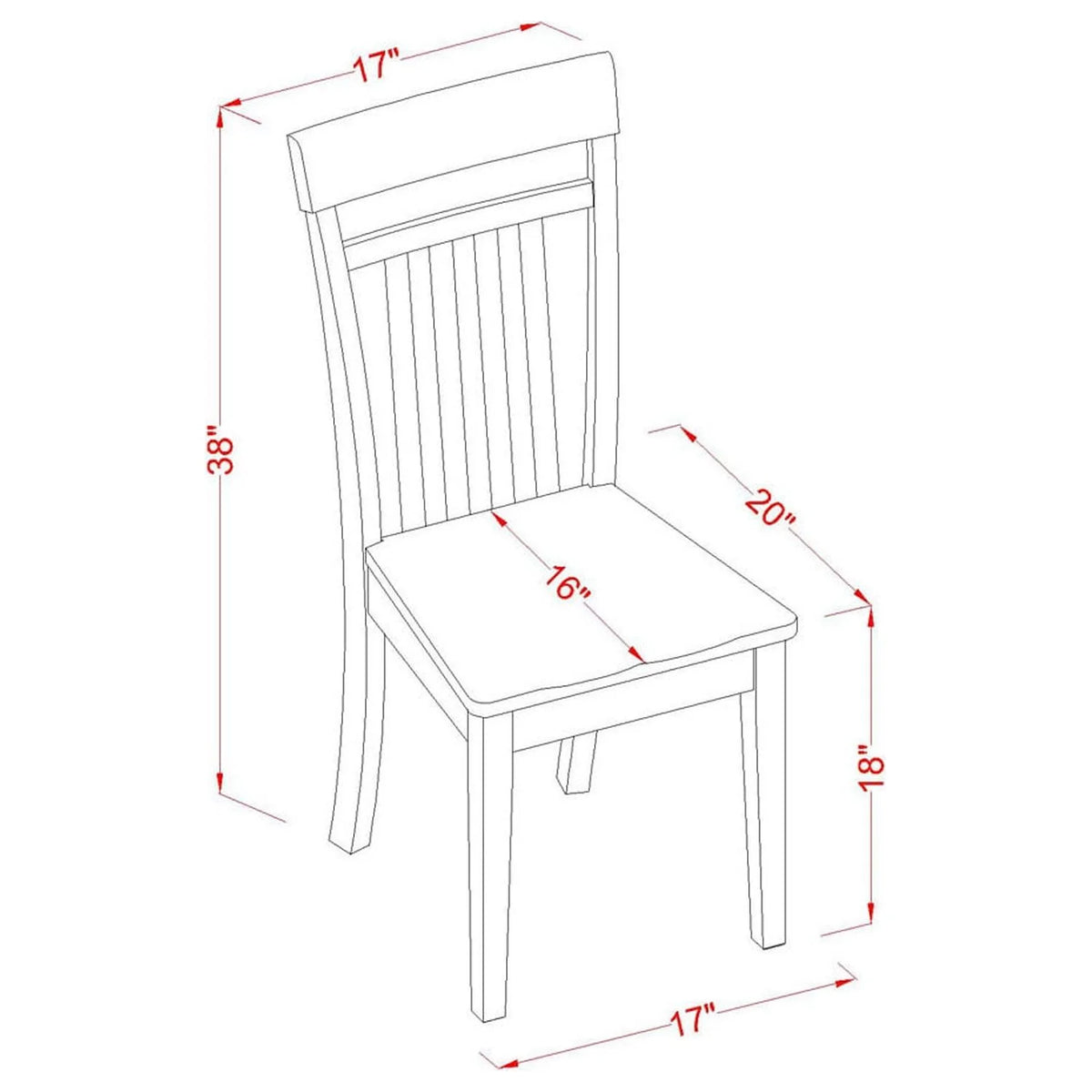 7 Pc Dinette Set with Table and 6 Chairs F950875