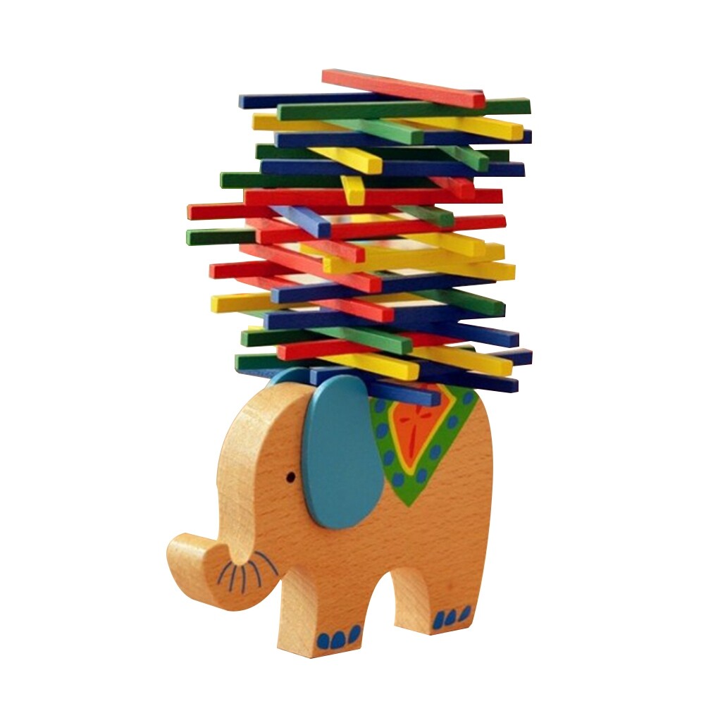 Wooden Stackable Building Blocks Set B498