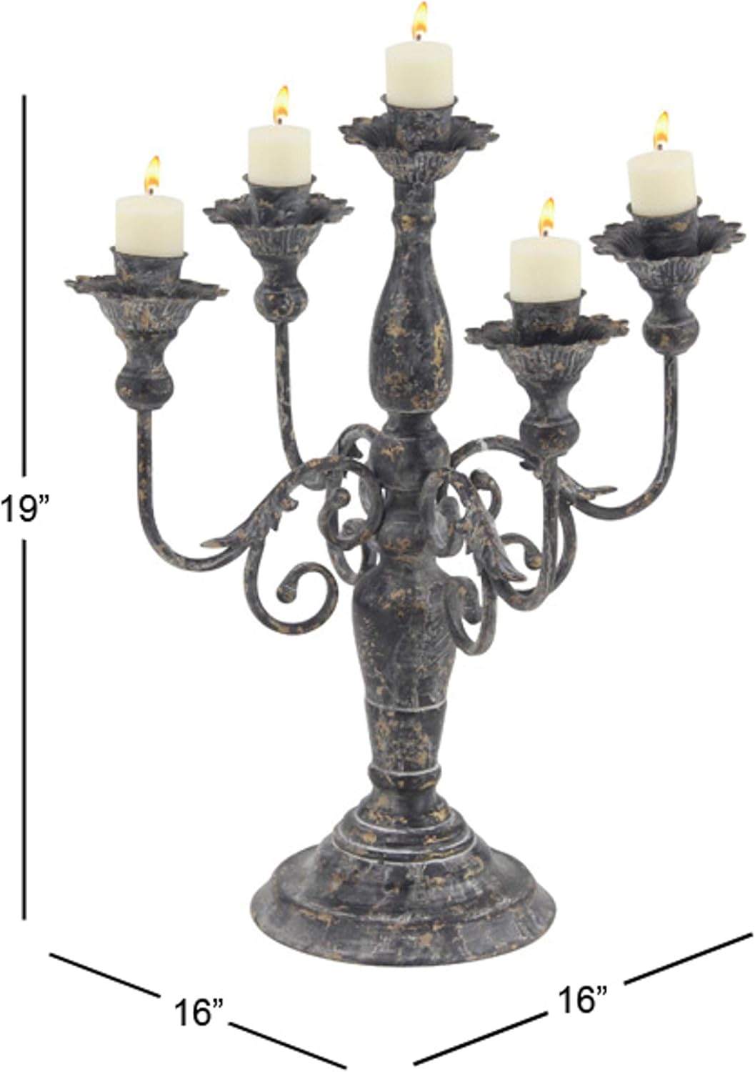 Gray Candelabras K908