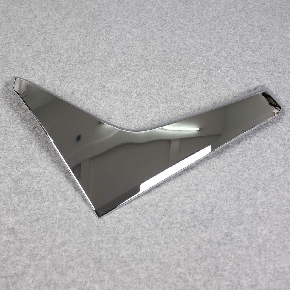 Chrome Rear Spoiler Wing Window Cover Trim Pack of 2 M775