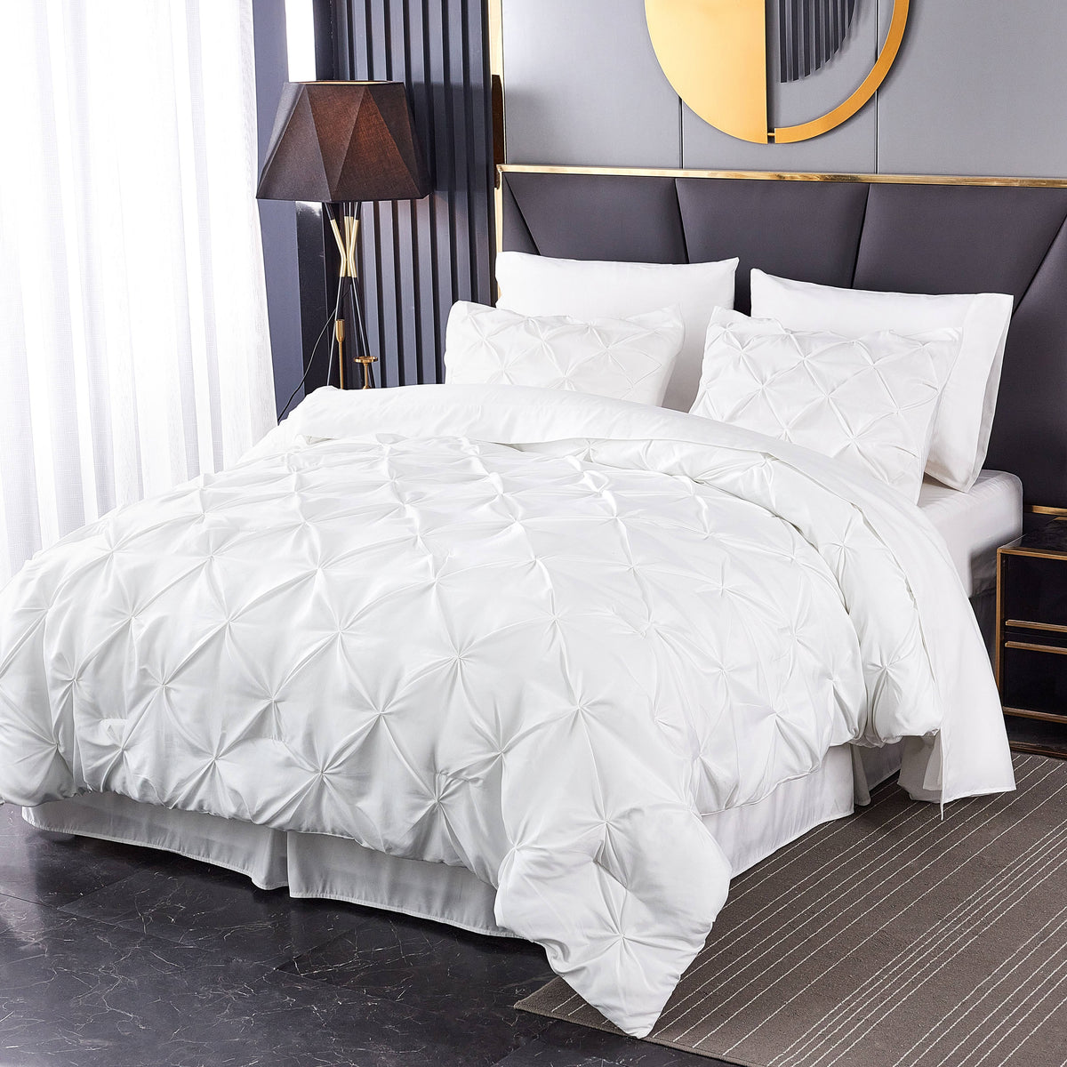 Cal King 8 Piece Comforter Set S1575