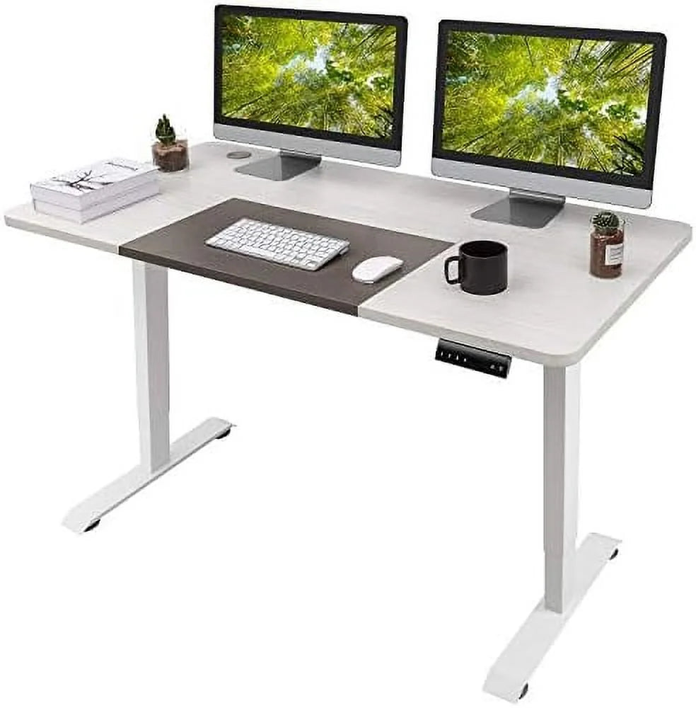 Electric Height Adjustable Standing Desk 55 x 28 Inches with Memory Settings C771