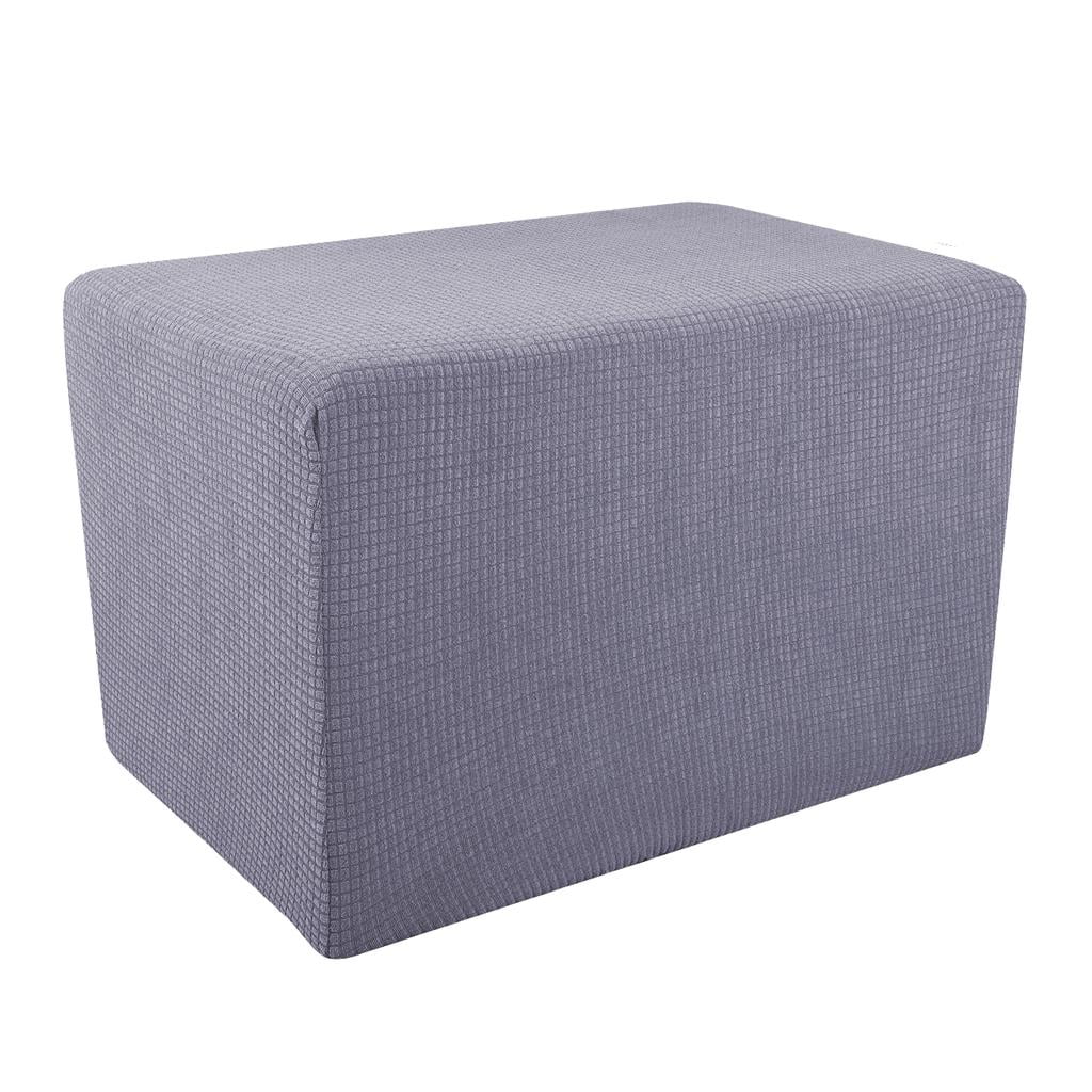 Light Grey Storage Ottoman Z469309