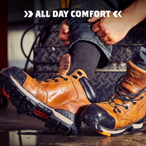 Brown 6" Waterproof Wedge Work Boot Q495547
