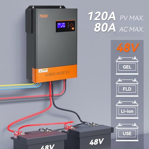 5000W 48V Off Grid Pure Sine Wave Inverter Charger with MPPT Charger Q362