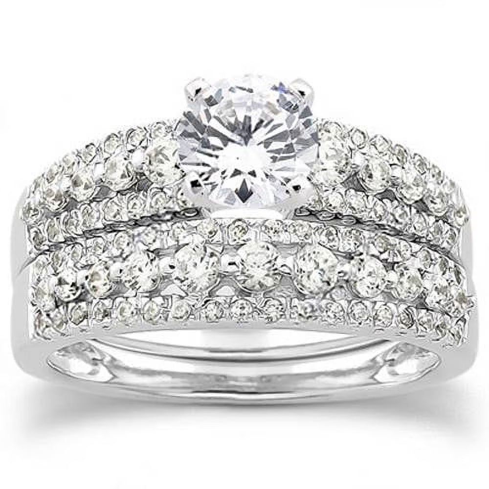 7/8ct Diamond Engagement Ring Set J25317
