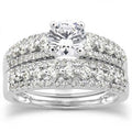 7/8ct Diamond Engagement Ring Set J25317