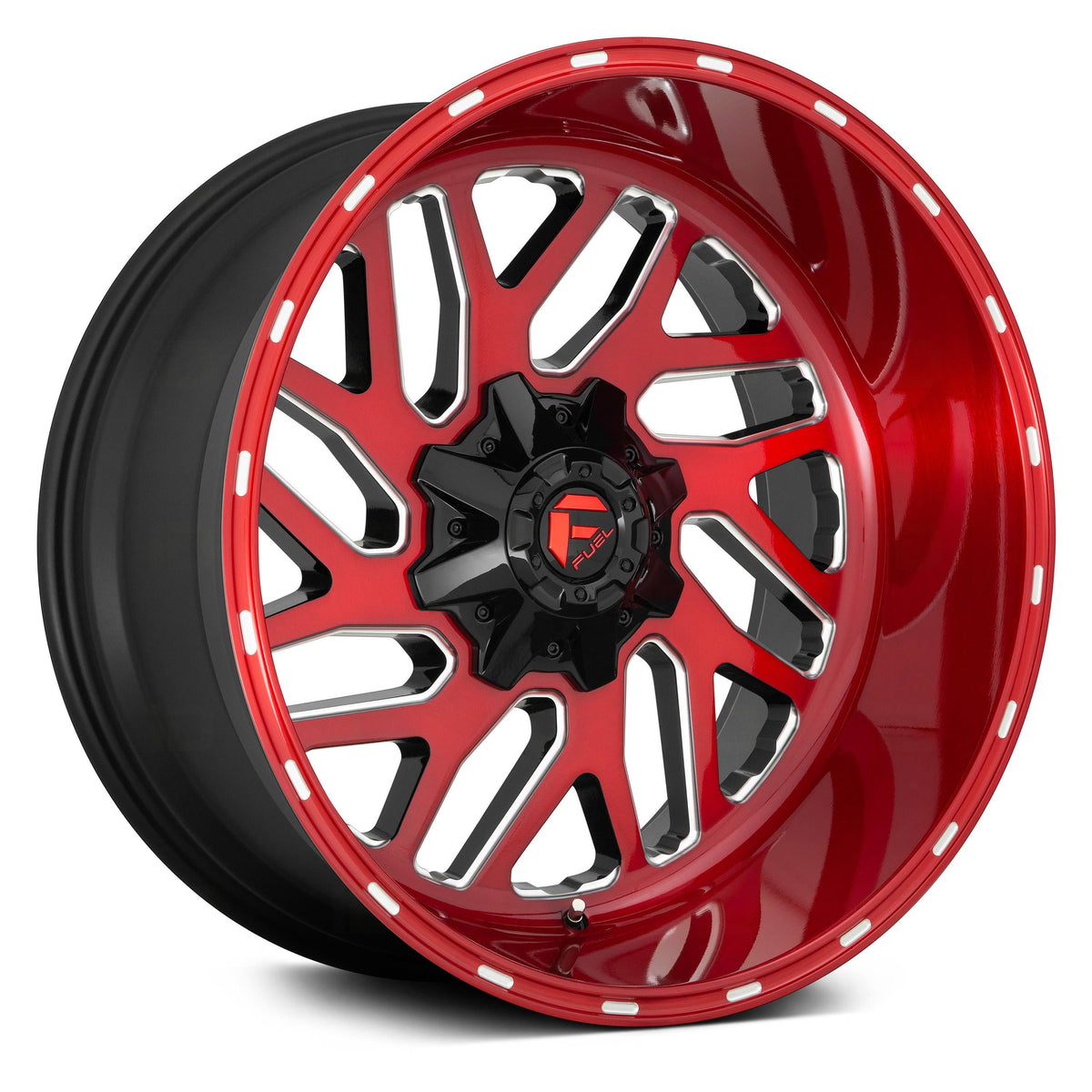 20x10 Candy Red Milled Wheel Y8597