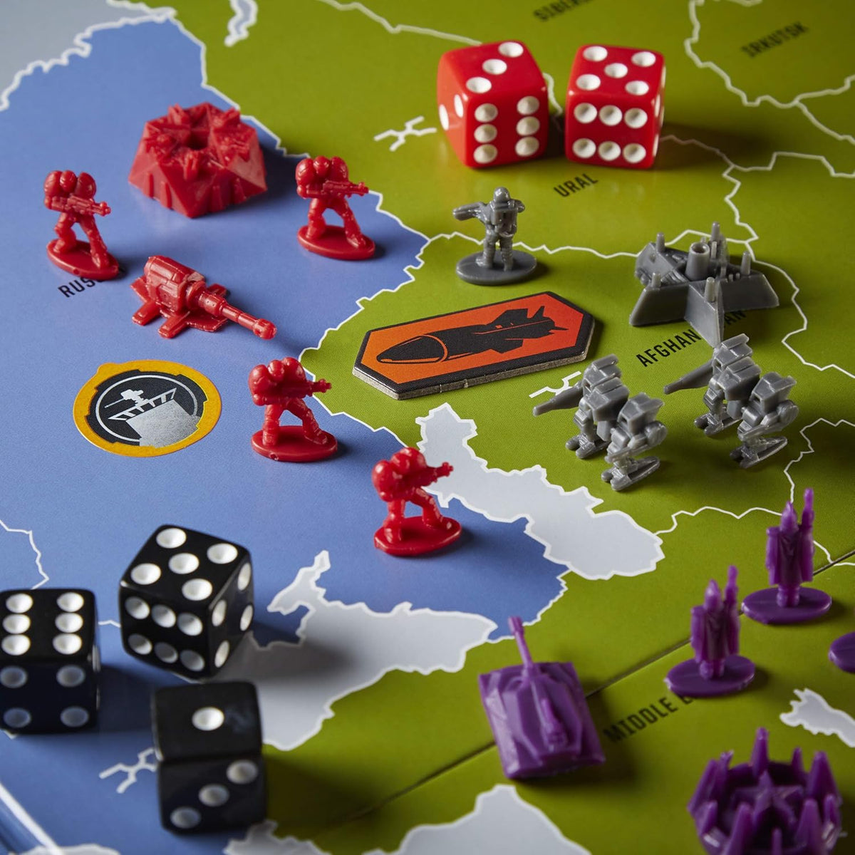 Strategy Tabletop Game, Miniature Board Game for 3-5 Players Pack of 2 R367