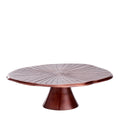 Antique Copper Lily Pad Cake Stand U813377