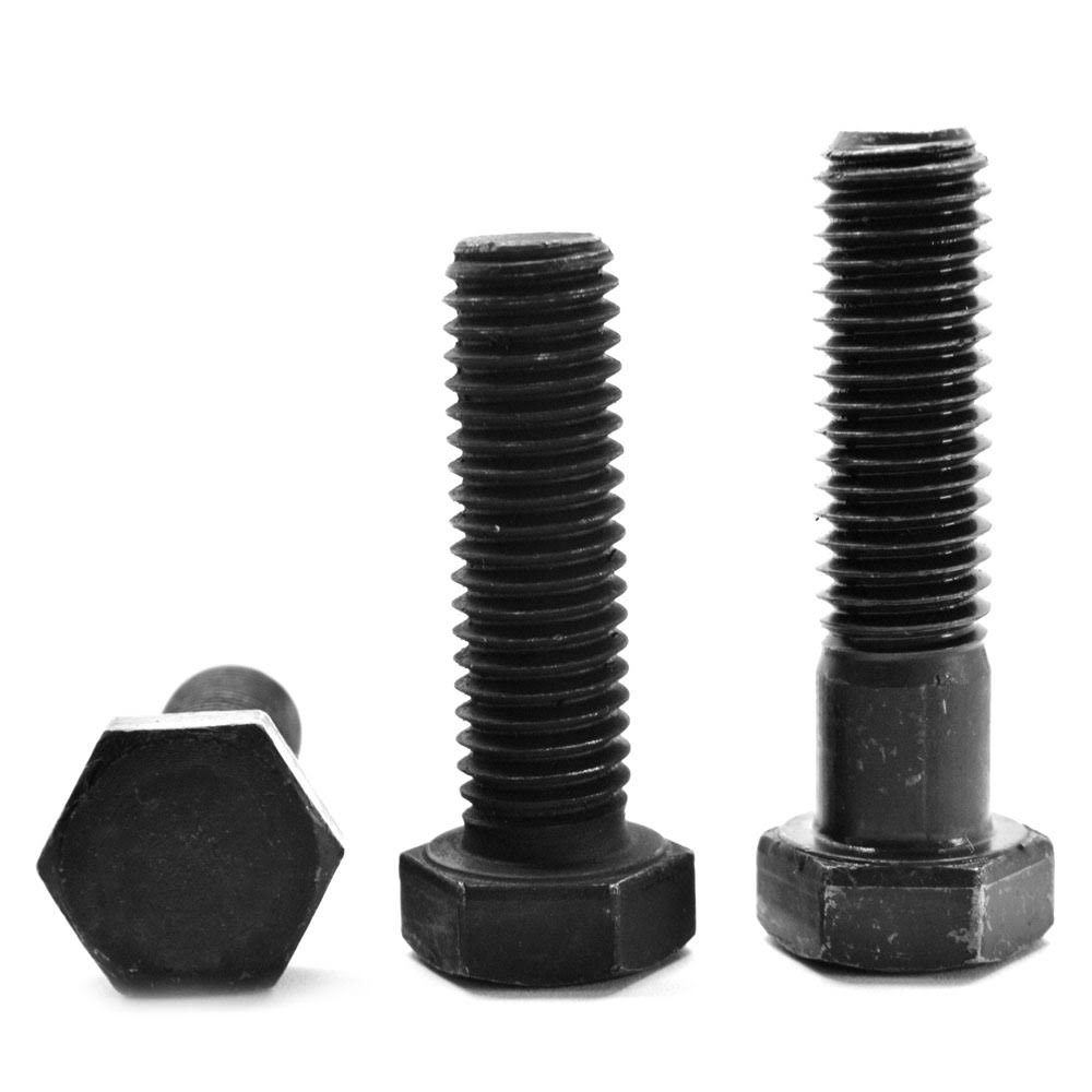 1/4x22-28 x 6x22 (PT) Fine Thread Grade 5 Hex Cap Screw Medium Carbon Steel Black Oxide Pk 350 J703526