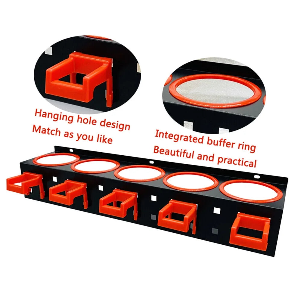 5 Hole Wall Mounted Spray Bottle Holder Q15835