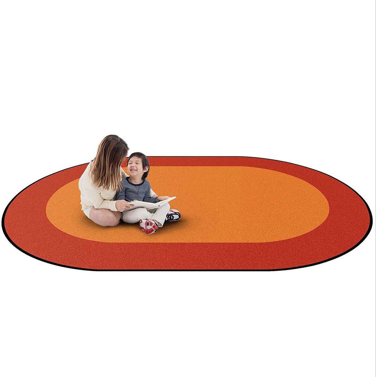 Green Oval Carpet F532382