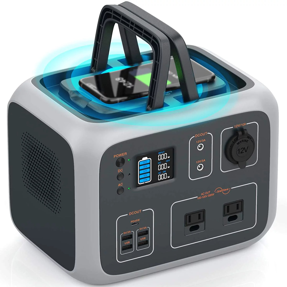 Portable Power Station 96000mAh 298Wh LiFePO4 B31802