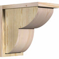 Rough Sawn Corbel with Backplate, Douglas Fir D6799