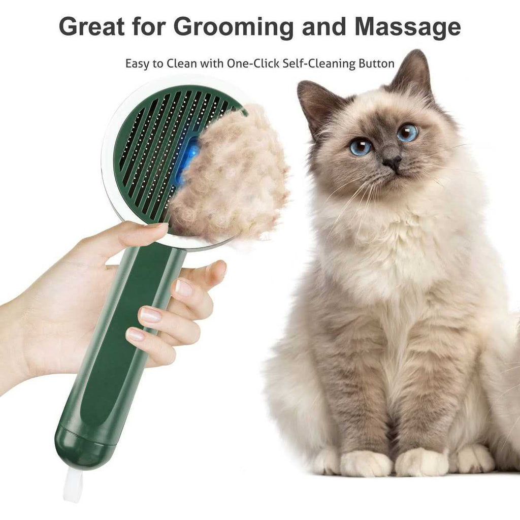 Self-Cleaning Cat Slicker Brush H1873