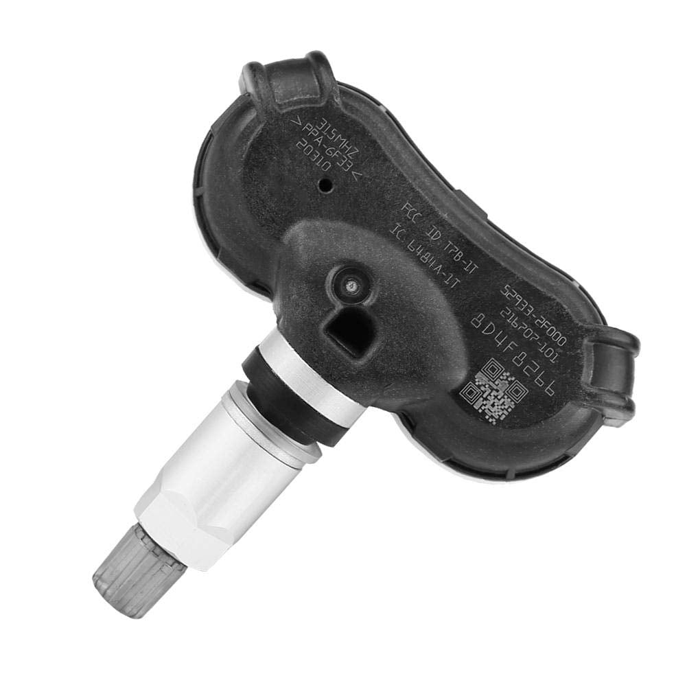 4pcs Car TPMS Tire Pressure Sensor Black Silver V466333