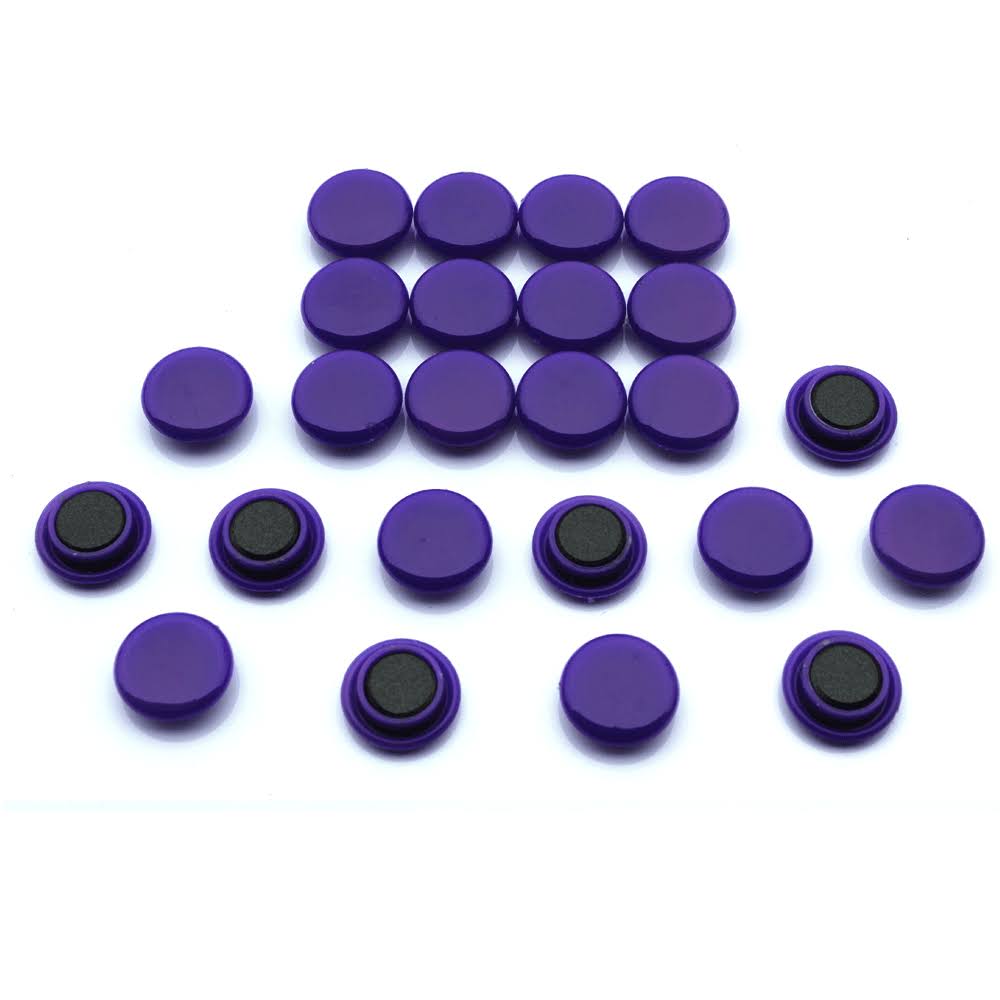 Purple Notice Board Magnets (20 Packs of 24) D3723