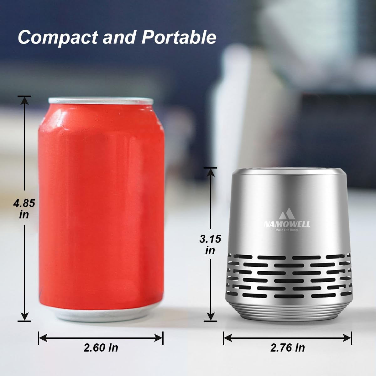 Refrigerator Deodorizer 2-Pack Silver I58733