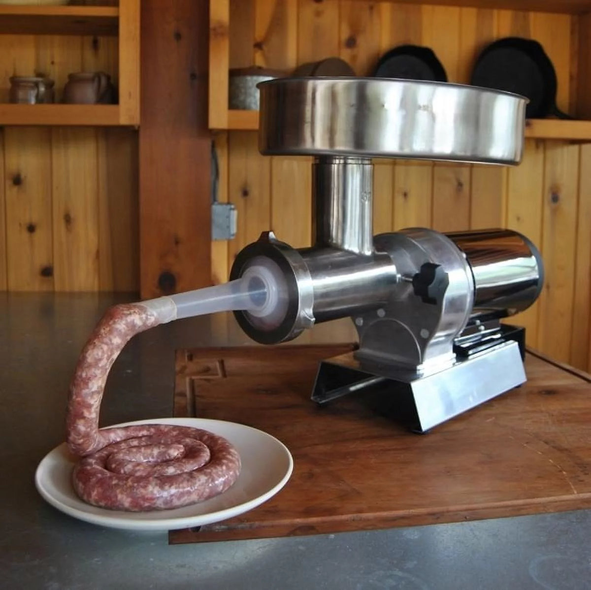 Meat Grinder and Sausage Stuffer, 1 HP N492776