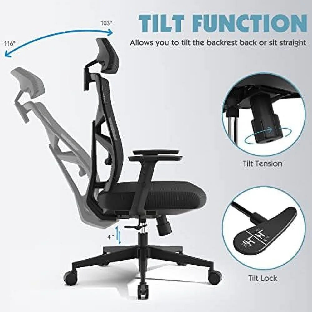 Ergonomic Mesh Office Chair with Lumbar Support Z8866